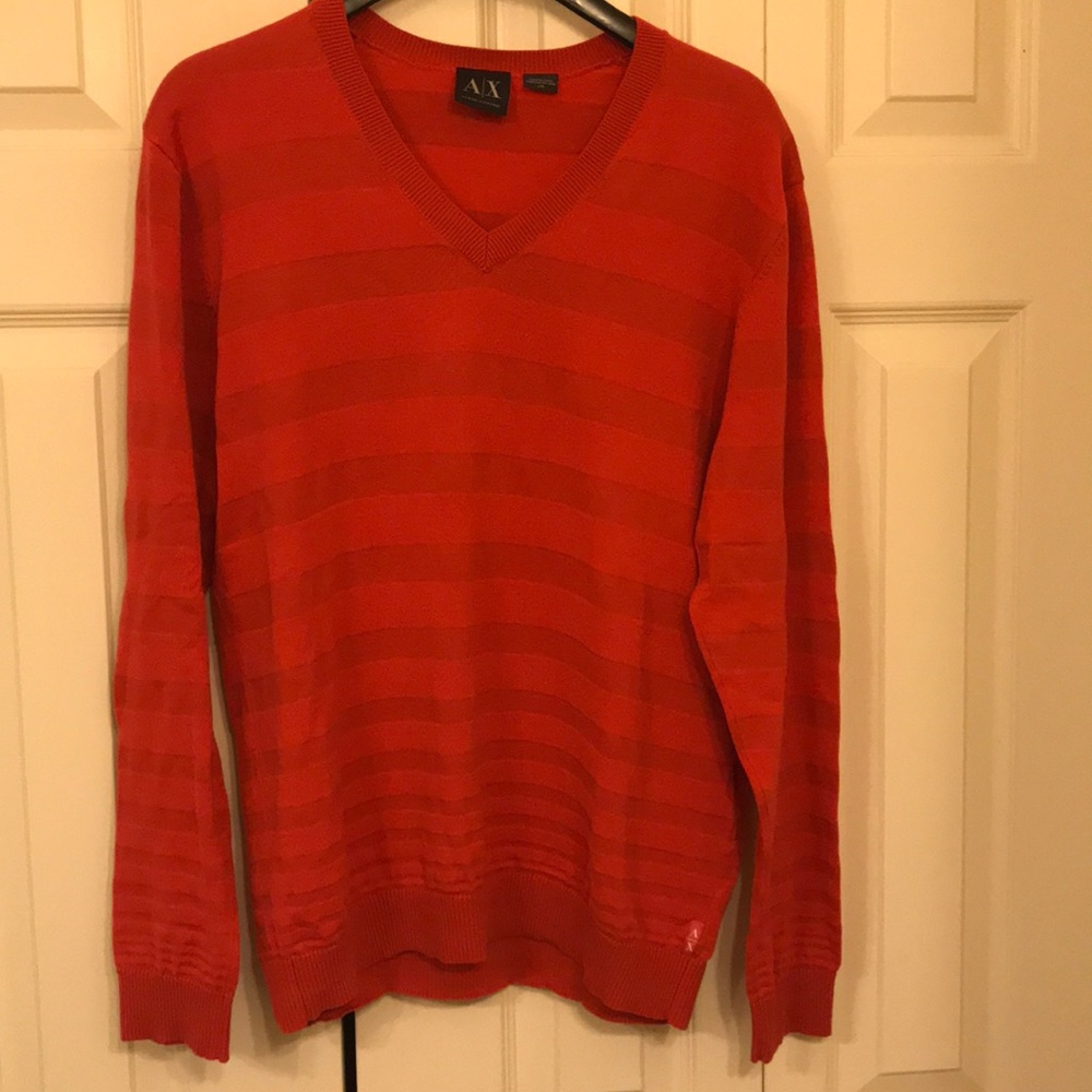 Armani Exchange Red Sweater